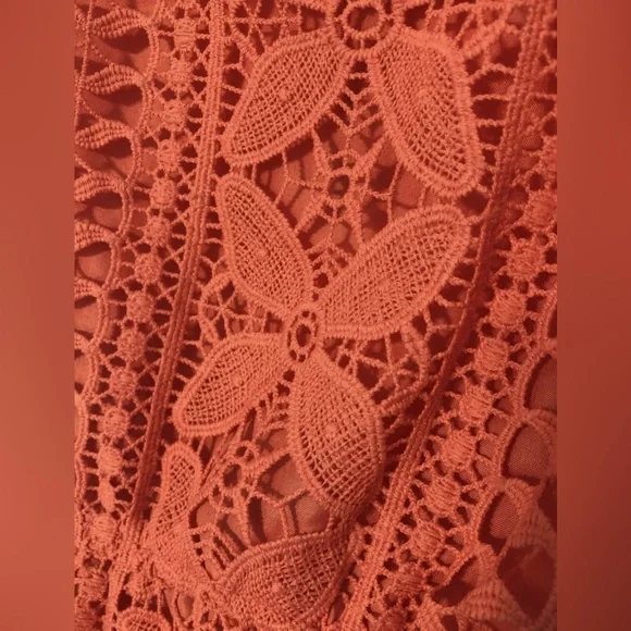 BB Dakota Sandra Mini Dress in Coral 🪸 Sugar Size M - Picture 5 of 11